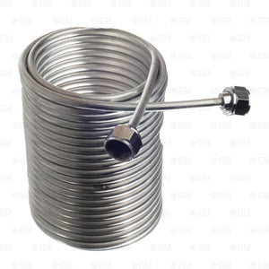 50' Compact Stainless Steel Jockey Box Chiller Coil 5/16" OD X 50ft Left Hand freeshipping - Star Beverage Supply Co.