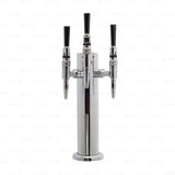 3 Tap Draft Nitro Beer Coffee Tower Triple Stainless Steel Stout Creamer Faucets freeshipping - Star Beverage Supply Co.