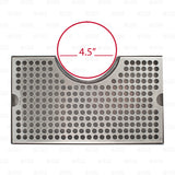 12" x 7" Kegerator Tower Cutout Drip Tray Stainless Steel Removable Grate freeshipping - Star Beverage Supply Co.