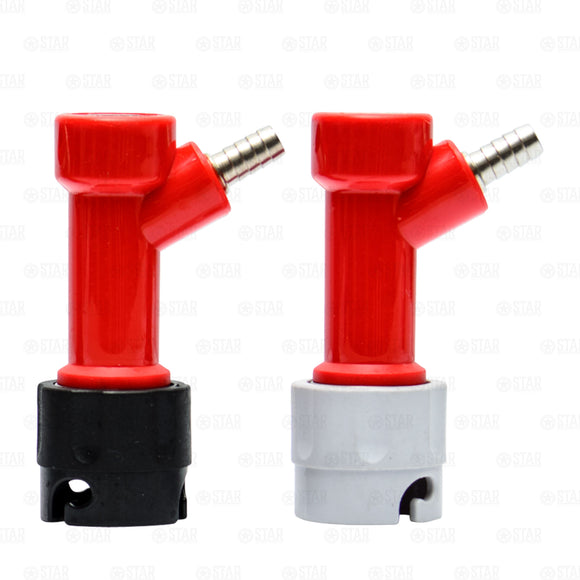CMB Pin Lock Corny Keg Home Brewing Gas + Liquid Connector Coupler Set 1/4
