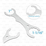 Beer Tower Wrench Spanner Collar Pin Combo Kegerator Tool 1" and 1-1/16"-Star Beverage Supply Co.
