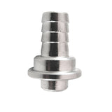 Sankey Keg Coupler Gas Hose Inlet Barb with Check Valve Retainer Ring 3/8" Barb Star Beverage Supply Co.