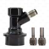 1/4" MFL Threaded Ball Lock Corny Keg Connector Coupler Set + Hose Barb Sets freeshipping - Star Beverage Supply Co.