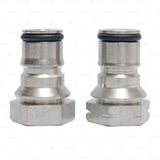 AEB Style Ball Lock Corny Keg Replacement Post Set Gas In Beverage Out 19/32-18 Star Beverage Supply Co.