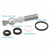 Repair Kit for Standard US Beer Faucet - Stainless Steel Lever, Washers, Seals Star Beverage Supply Co.