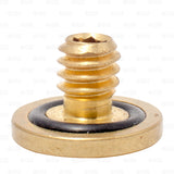 CO2 Tank Hardware Leak Stopper Permanent Screw-in O-ring Washer Brass SET OF 3 freeshipping - Star Beverage Supply Co.