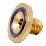 CO2 Tank Hardware Leak Stopper Permanent Screw-in O-ring Washer Brass SET OF 3 freeshipping - Star Beverage Supply Co.