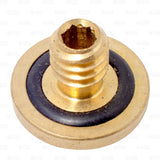 CO2 Tank Hardware Leak Stopper Permanent Screw-in O-ring Washer Brass SET OF 3 freeshipping - Star Beverage Supply Co.