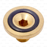 CO2 Tank Hardware Leak Stopper Permanent Screw-in O-ring Washer Brass SET OF 3 freeshipping - Star Beverage Supply Co.