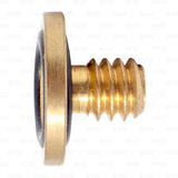 CO2 Tank Hardware Leak Stopper Permanent Screw-in O-ring Washer Brass SET OF 3 freeshipping - Star Beverage Supply Co.