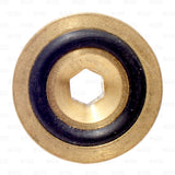CO2 Tank Hardware Leak Stopper Permanent Screw-in O-ring Washer Brass SET OF 3 freeshipping - Star Beverage Supply Co.