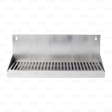 16" Stainless Steel Hanging Drip Tray w/ Removable Grate For Kegerator or Keezer freeshipping - Star Beverage Supply Co.