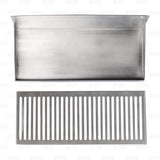 16" Stainless Steel Hanging Drip Tray w/ Removable Grate For Kegerator or Keezer freeshipping - Star Beverage Supply Co.