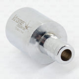 Keg Pump Adapter Hose Barb 3/8" Chrome Tubing Connector Hand Held Pump Converter freeshipping - Star Beverage Supply Co.