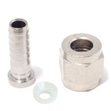 1/4" MFL Swivel Nut Hose Barb + Nut Set with 5/16" Tubing Hose Barb freeshipping - Star Beverage Supply Co.