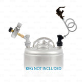 Ball Lock Corny Keg Portable Dispensing Kit Mini Co2 Regulator + Picnic Faucet-Business & Industrial:Restaurant & Food Service:Bar & Beverage Equipment:Draft Beer Dispensing:Keg Pumps-Star Beverage Supply Co.