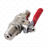 Co2 Regulator Shutoff Valve Threaded 1/4" MPT X 1/4" MFL + Hose Barb Swivel Nuts-Home & Garden:Food & Beverages:Beer & Wine Making-Star Beverage Supply Co.