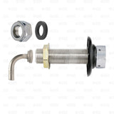 4" Chrome Brass Draft Beer Wall Door Shank Kegerator Keezer Krome Dispense C303-Home & Garden:Food & Beverages:Beer & Wine Making-Star Beverage Supply Co.