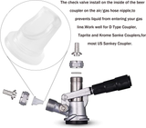 Beer Keg Coupler Silicone Gas Check Valve and Washer SET OF 10 Star Beverage Supply Co.