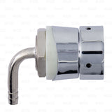 Stainless Steel Draft Beer Tower Faucet Shank 90º Elbow Gooseneck + 3/16" Barb-Business & Industrial:Restaurant & Food Service:Bar & Beverage Equipment:Draft Beer Dispensing:Draft Beer Towers & Faucets-Star Beverage Supply Co.