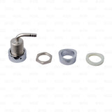 Stainless Steel Draft Beer Tower Faucet Shank 90º Elbow Gooseneck + 3/16" Barb-Business & Industrial:Restaurant & Food Service:Bar & Beverage Equipment:Draft Beer Dispensing:Draft Beer Towers & Faucets-Star Beverage Supply Co.