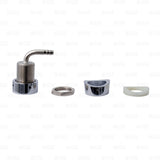 Stainless Steel Draft Beer Tower Faucet Shank 90º Elbow Gooseneck + 3/16" Barb-Business & Industrial:Restaurant & Food Service:Bar & Beverage Equipment:Draft Beer Dispensing:Draft Beer Towers & Faucets-Star Beverage Supply Co.