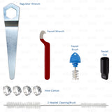 3 Tap Home Brew Ball Lock Kegerator Conversion Kit with Manifold + 5LB Co2 Tank Star Beverage Supply Co.