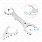 Beer Tower Wrench Spanner Collar Pin Combo Kegerator Tool 1" and 1-1/16"-Star Beverage Supply Co.