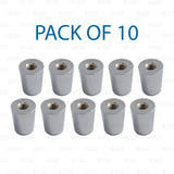 Beer Faucet Tap Handle Replacement Chrome Ferrule 3/8" Thread Base 1" PACK OF 10 freeshipping - Star Beverage Supply Co.