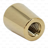 Gold Brass Finish Beer Tap Handle Replacement Ferrule 3/8" Threaded Base 10 PACK freeshipping - Star Beverage Supply Co.