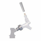 Chrome Faucet to Corny Coupler Quick Connector - Make your own Sampling Tap!-Home & Garden:Food & Beverages:Beer & Wine Making-Star Beverage Supply Co.