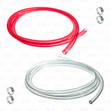 Kegerator Keezer Tubing Kit - 8ft of 3/16" Clear Beverage + 5ft of 5/16" Red Gas freeshipping - Star Beverage Supply Co.