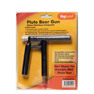 Pluto Beverage Beer Gun Handheld Drink Dispenser Nylon Home Brewing Faucet Kegland