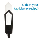 Bishop Custom DIY Beer Tap Handle for Recipe Kits with Customizable Inserts Star Beverage Supply Co.