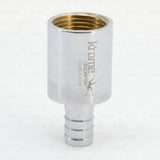 Keg Pump Adapter Hose Barb 3/8" Chrome Tubing Connector Hand Held Pump Converter freeshipping - Star Beverage Supply Co.