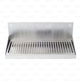 16" Stainless Steel Hanging Drip Tray w/ Removable Grate For Kegerator or Keezer freeshipping - Star Beverage Supply Co.