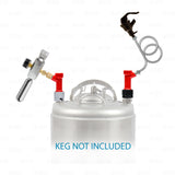 Pin Lock Corny Keg Portable Beer Dispensing Kit Mini CO2 Regulator Picnic Faucet freeshipping - Star Beverage Supply Co.