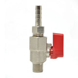 3/8" Barb Co2 Regulator Shutoff Valve Kegerator Keezer Shut Off-Home & Garden:Food & Beverages:Beer & Wine Making-Star Beverage Supply Co.